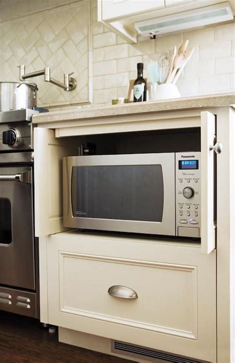 Kitchen Design Ideas For Hiding The Microwave Victoria Elizabeth Barnes
