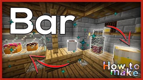 Minecraft How To Build And Decorate A Bar Youtube