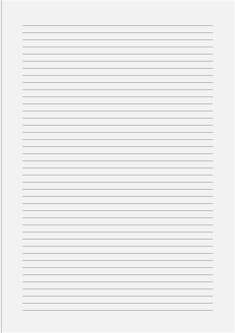 A4 Size Lined Paper With Narrow Black Lines Pale Green Free Download