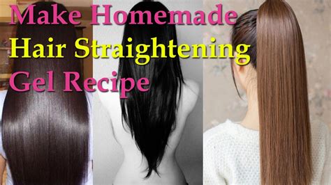 You can also choose from adults. Hair Straightening Gel Naturally | How to Make Homemade ...