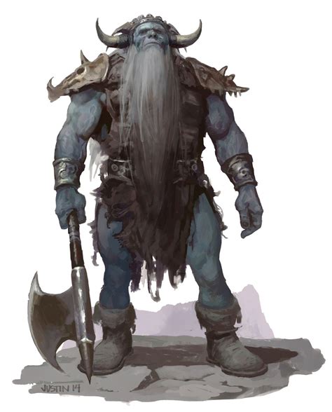 Giant Frost From The Dandd Fifth Edition Monster Manual Art By Justin