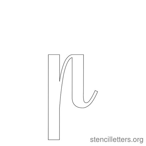 The main focus is to practice joining. Simple Cursive Script Stencil Letters - Stencil Letters Org