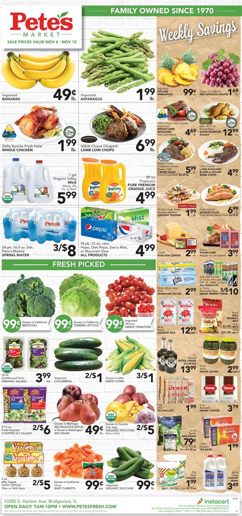Pete's Fresh Market Ad Circular - 11/06 - 11/12/2019 | Rabato