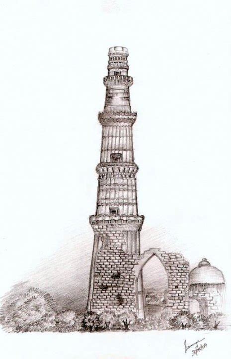 The Qutub Minar By Bluewingz23 On Deviantart
