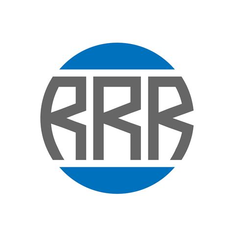 Rrr Letter Logo Design On White Background Rrr Creative Initials