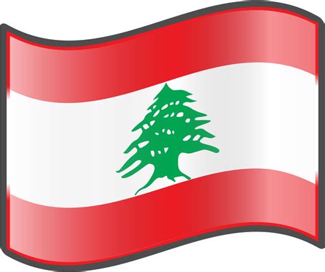 Lebanon Flag Png Isolated Image Png Mart