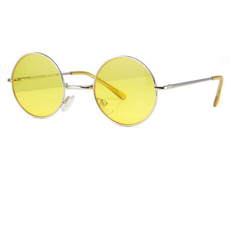 John Lennon Style Vintage Retro Classic Circle Round Sunglasses Small