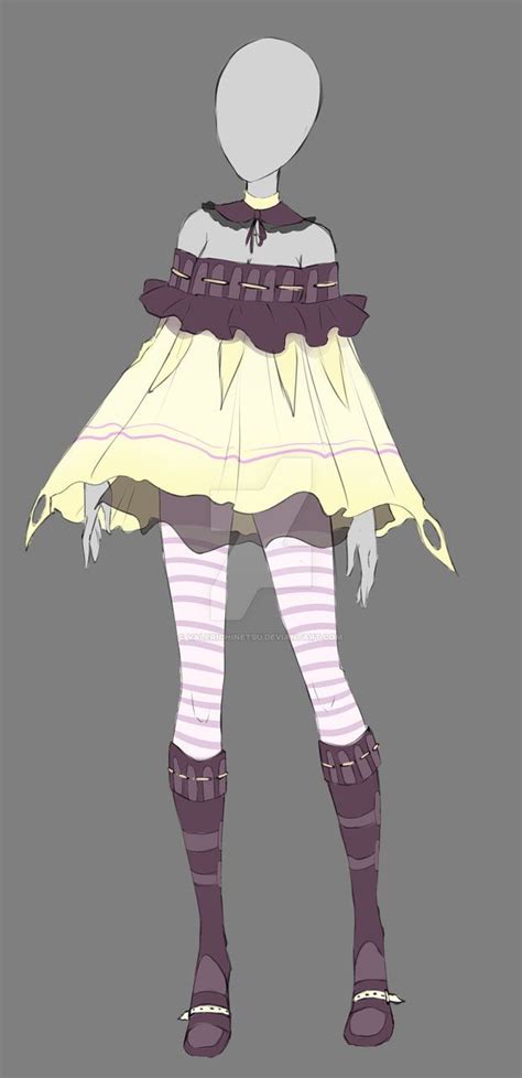 adoptable outfit auction 1 closed on deviantart tenues
