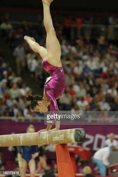 Olympics Womens Gymnastics Individual All Around Pictured Aly Fotografía De Noticias