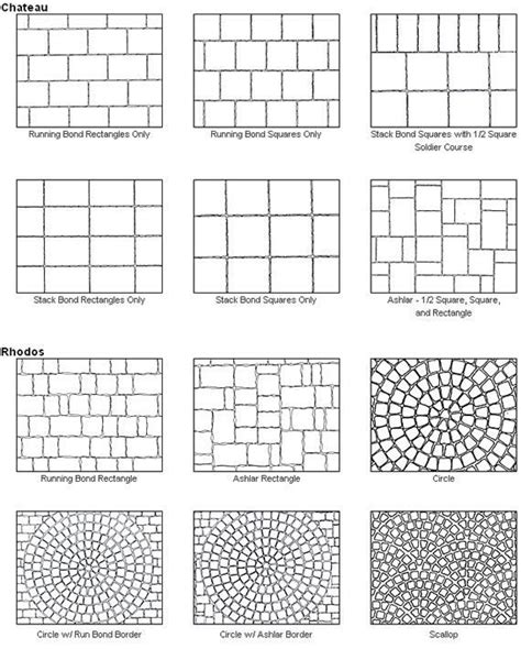 Paver Patterns Paver Designs Paving Pattern Paver Patterns