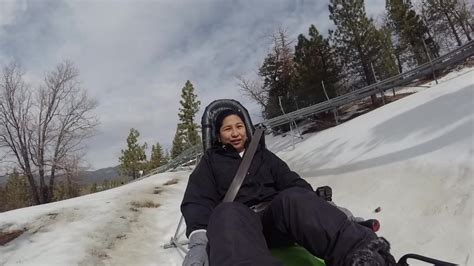 Mine Shaft Coaster Experience At Big Bear California Youtube