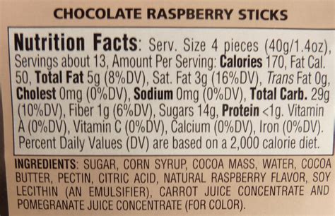 Whats Good At Trader Joes Trader Joes Chocolate Raspberry Sticks