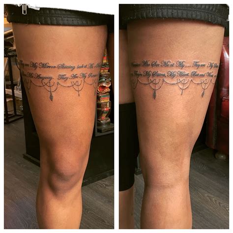 Wrap Around Tattoo Leg Tatto Design