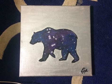 Celestial Bear Orion Silhouette Moose Art Art Orion