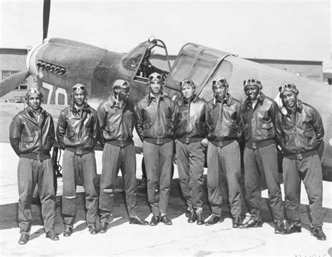 Tuskegee Airmen 99th Division Pilots I For Color