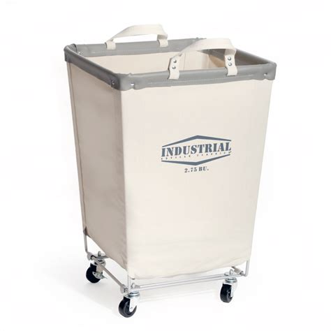 Commercial Heavy Duty Canvas Laundry Hamper With Wheels By Seville