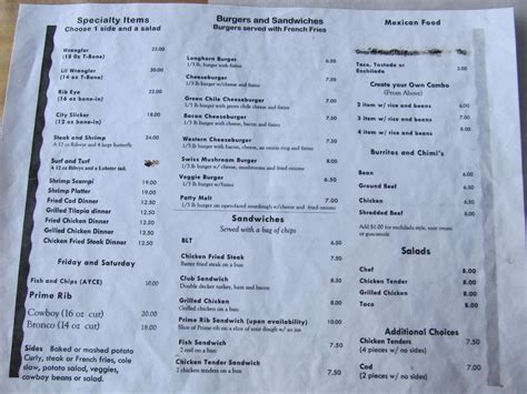 Longhorn Steakhouse Menu, Menu for Longhorn Steakhouse ...