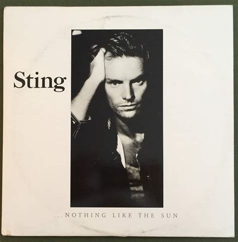 vintage 87 vinyl sting nothing like the sun double record etsy