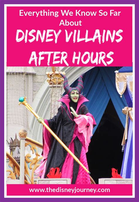Guide To Disney Villains After Hours Artofit