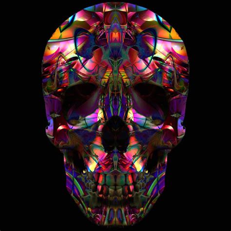 Fractal Skull By Peterkrijger On Deviantart Skull Art Drawing Skull