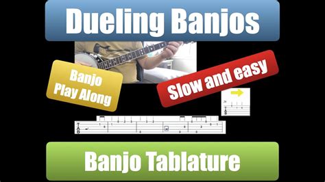 Dueling Banjos Banjo Tabs Slow And Easy Youtube