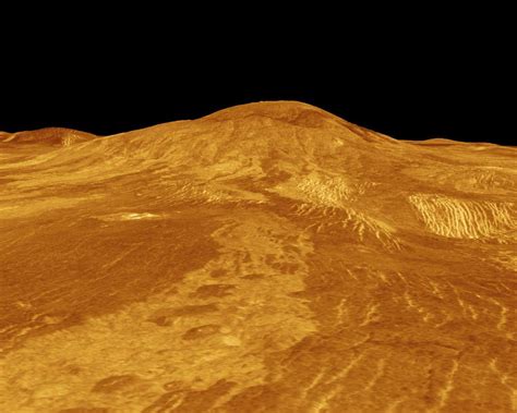 Venus 3 D Perspective View Of Sif Mons