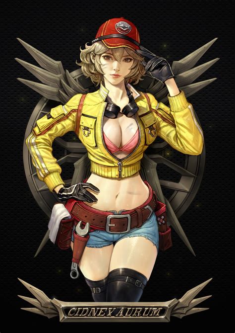 artstation final fantasy 15 cindy aurum drawing with process video