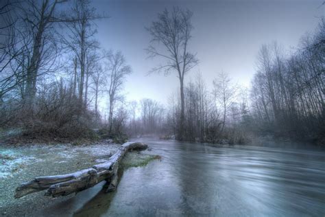 Wallpaper Landscape Forest Nature Reflection Snow Winter Ice