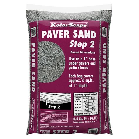 Kolor Scape 05 Cu Ft Tanbrown Paver Base Sand In The Paver Sand
