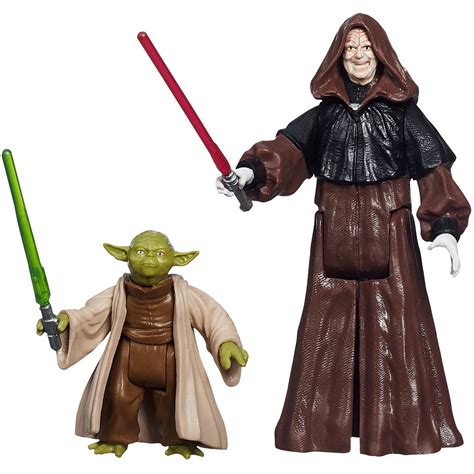 Star Wars Mission Series Figure Set Yoda And Darth Sidious