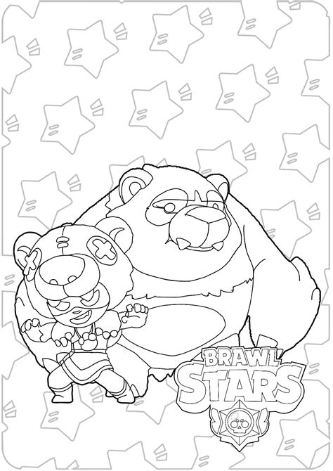 Imagenes De Nita Brawl Stars Para Colorear