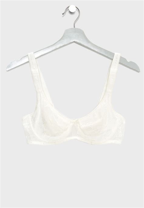 buy dorina white lace underwire bra for women in mena worldwide