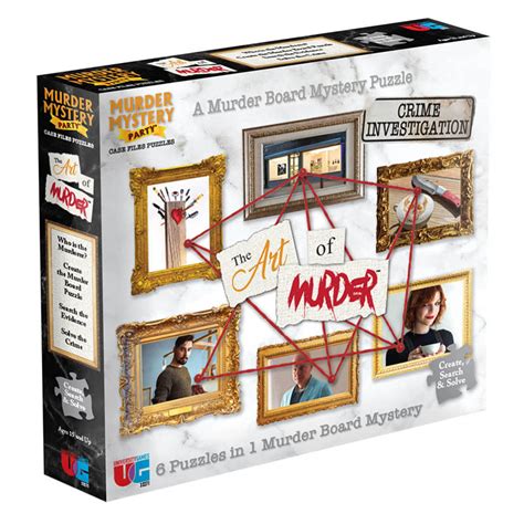 Murder Mystery Party Case File Puzzle The Art Of Murder 1000pc Puzzle