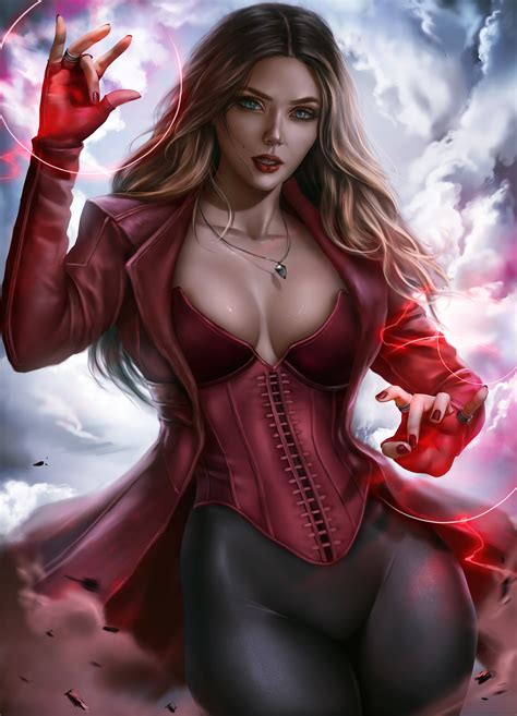 Artgerm Scarlet Witch