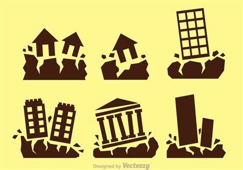 Earthquake Vector Icons Download Free Vector Art Stock Graphics And Images