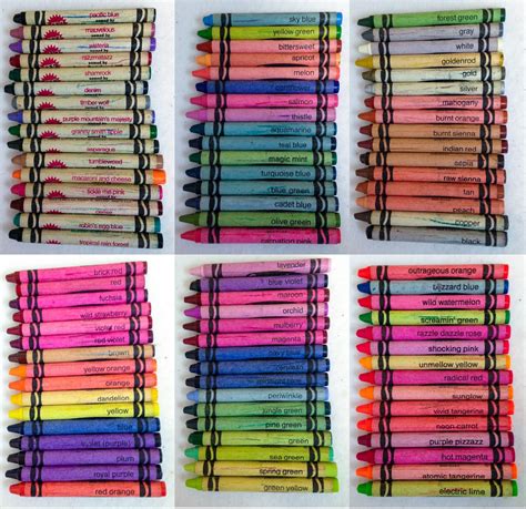 96 Count Crayola Limited Edition Name The New Colors Whats Inside