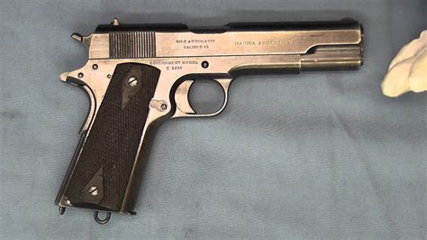 What is the area of prallelogram with height 5cm and base 7 cm. Marina Argentina Colt Government Model .45 ACP - YouTube