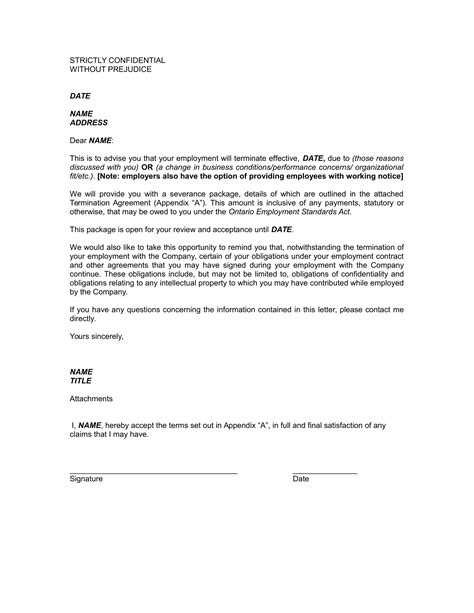 If you want to receive a job appointment letter at the end of the recruitment process, you have to ensure that all the documents that you will submit during your application are on point. 9+ Examples of Employee Termination Letter Template - PDF ...
