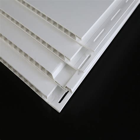 16ft White Decorative Plastic Wall Panels Uv Resistant For Commercial