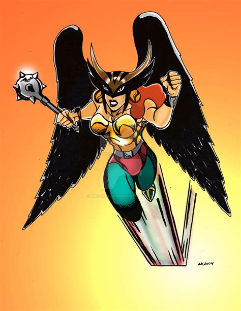 Hawkgirl In Color By Wlk Creations On Deviantart
