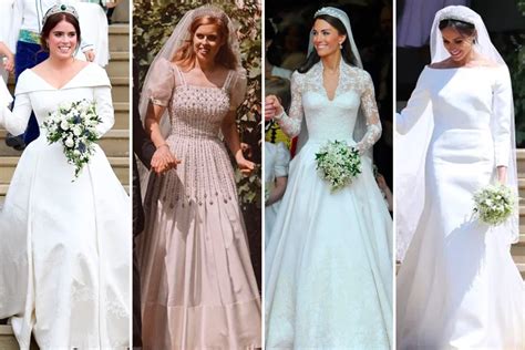 10 Best Royal Wedding Dresses From Meghan Markle And Princess Beatrice