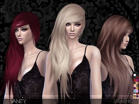 Sims 4 Hairs Stealthic Vanity Hairstyle