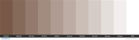 Dull Brown Colors Palette Colorswall