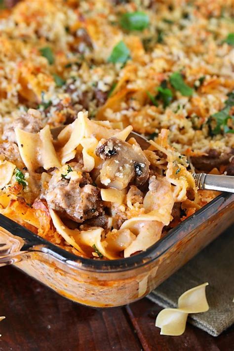 Maybe you would like to learn more about one of these? Beef Stroganoff Casserole | Healthy casserole recipes ...