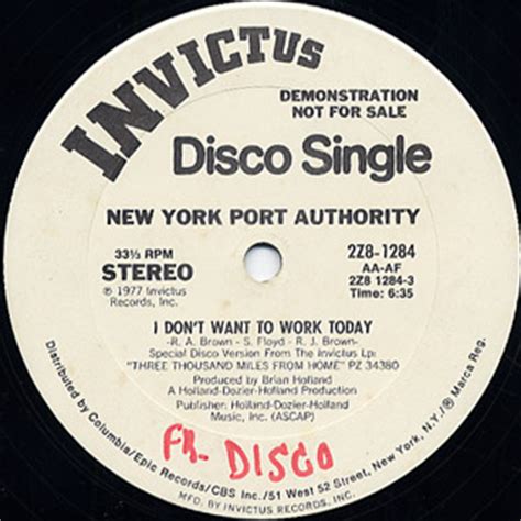 People say that an avalanche by loud noises in the area but i don't know if that's true. New York Port Authority / I Don't Want To Work Today ...