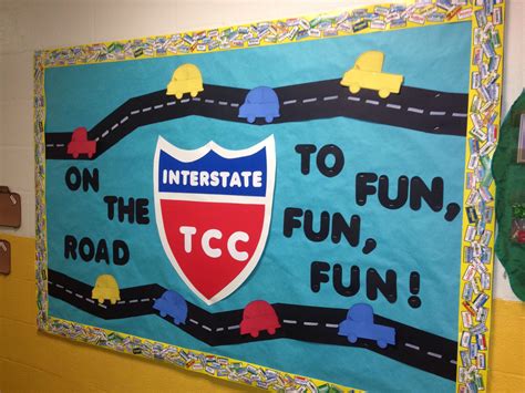 Preschool Summer Camp Road Trip Bulletin Board On The Way To Fun Fun