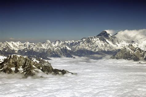 Aerial View Of Mount Everest Photograph By Axiom Photographic