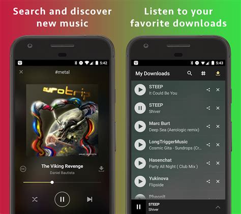 2.when you click a link or a download button, our downloader will start to download the mp3 file immediately. MP3 Music Download Hunter - Android Apps on Google Play