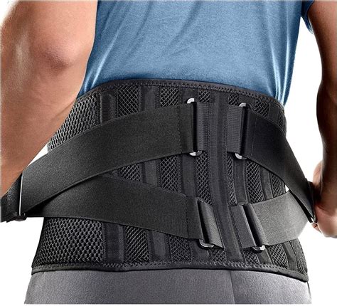 Jp 男性と女性のためのバックサポートベルト、痛みを軽減するための腰のブレース、重い物を持ち上げる、椎間板ヘルニア、坐骨