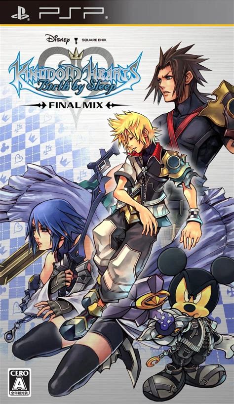 Kingdom Hearts Birth By Sleep Final Mix Kingdom Hearts Kingdom Hearts Games Retro Games Poster